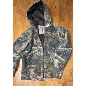 RedHead Silent-Hide Insulated Jacket Youth green/multi camouflage Size S